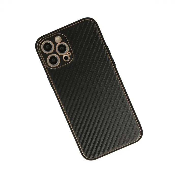 İphone 12 Pro Max Kılıf Co Karbon  - Siyah
