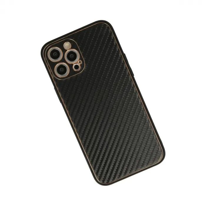 İphone 12 Pro Max Kılıf Co Karbon  - Siyah