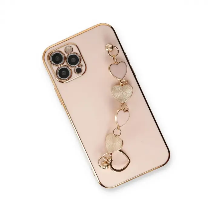 İphone 12 Pro Max Kılıf Esila  - Pudra
