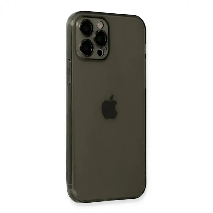 İphone 12 Pro Max Kılıf Fly Lens  - Siyah