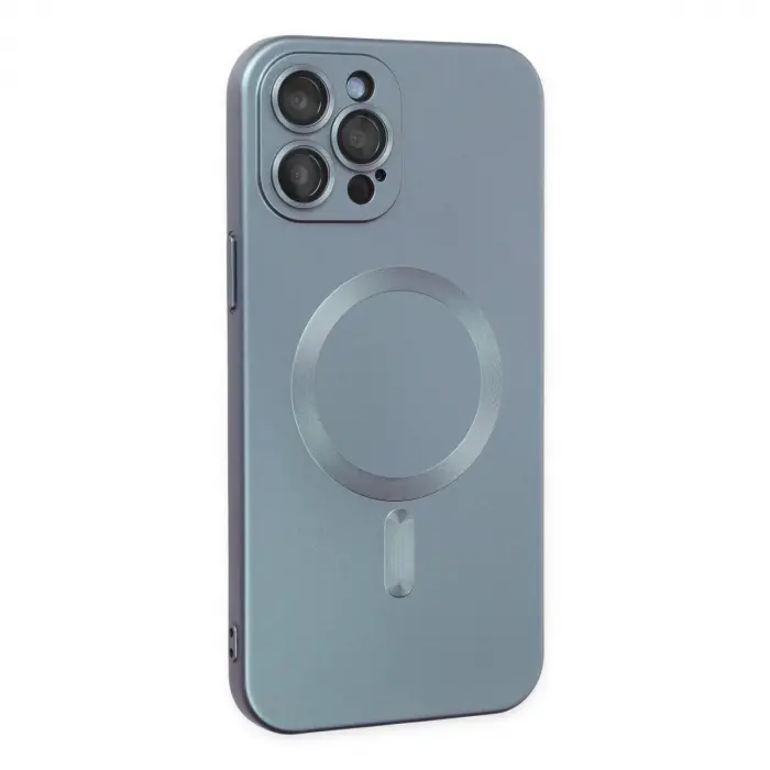 İphone 12 Pro Max Kılıf Moshi Lens Magneticsafe  - Sierra Blue