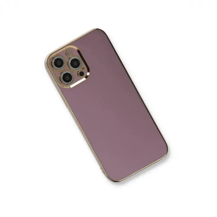 İphone 12 Pro Max Kılıf Volet  - Mor