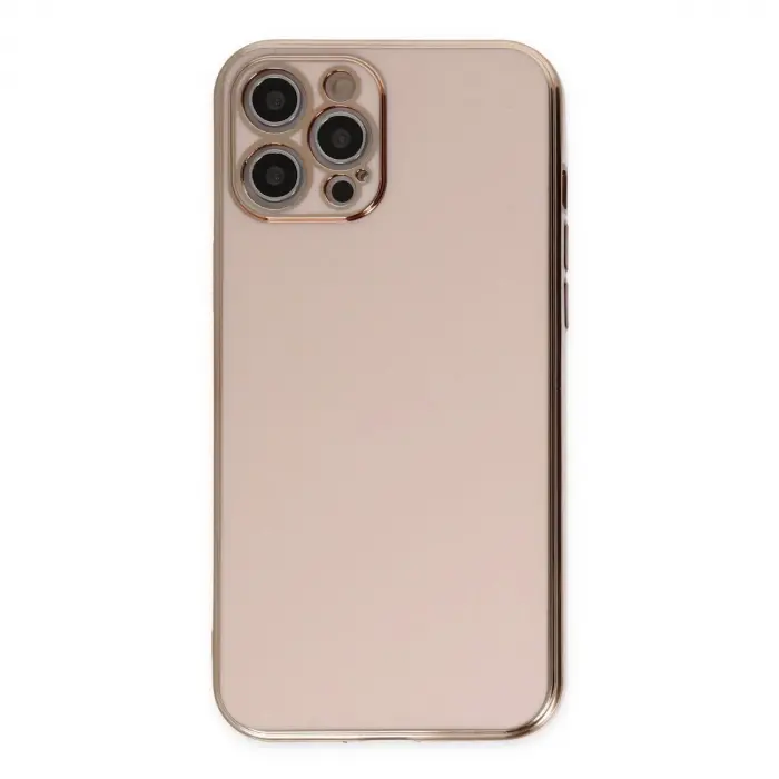 İphone 12 Pro Max Kılıf Volet  - Pembe