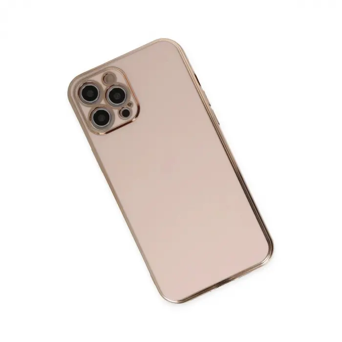 İphone 12 Pro Max Kılıf Volet  - Pembe