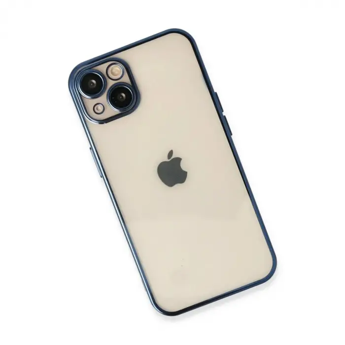 İphone 13 Kılıf  Lensli  - Lacivert