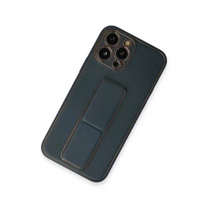 İphone 13 Pro Kılıf Co Deri Standlı Kapak - Mi