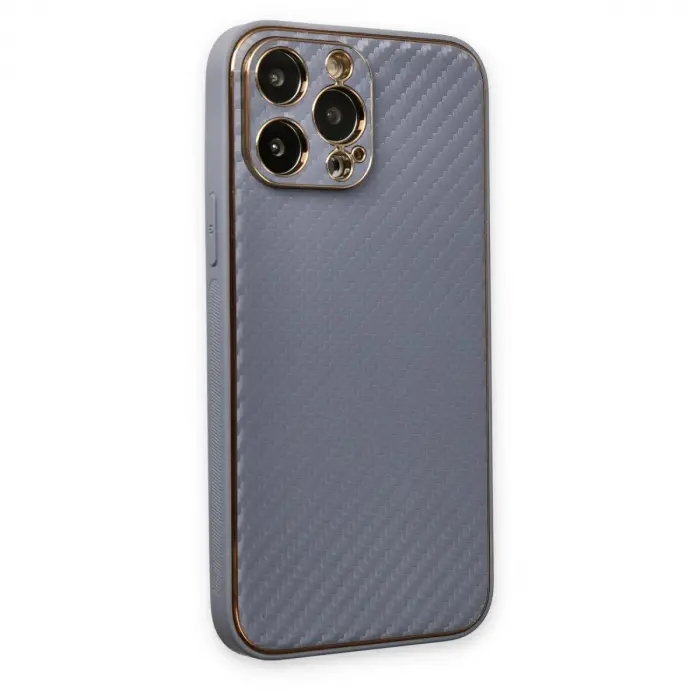 İphone 13 Pro Kılıf Co Karbon  - Gri