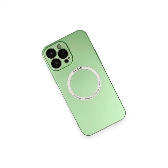 İphone 13 Pro Kılıf Jack Magneticsafe Lens  - Yeşil
