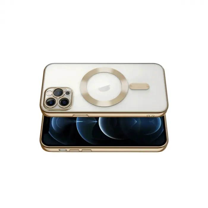 İphone 13 Pro Kılıf Kross Magneticsafe Kapak - Gold