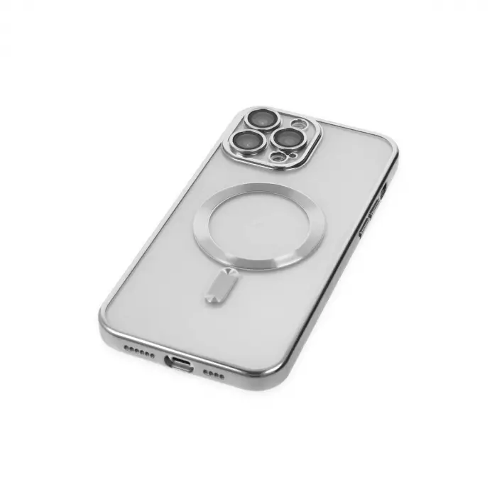 İphone 13 Pro Kılıf Kross Magneticsafe Kapak - Gümüş