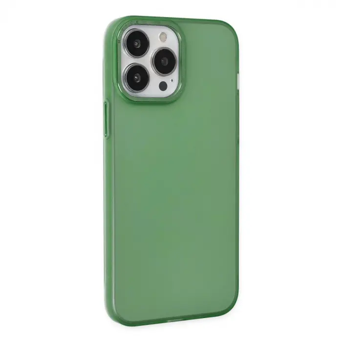 İphone 13 Pro Kılıf Modos Metal Kapak - Koyu Yeşil