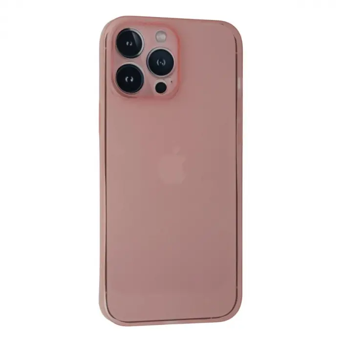 İphone 13 Pro Kılıf Pp Ultra İnce Kapak - Pembe