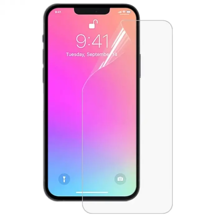 iPhone 13 Pro Max 6.7 Full Kaplama Hidrojel Film Full Ekran Koruyucu-(5775)