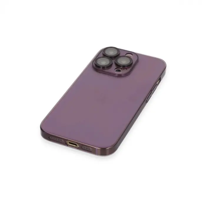 İphone 13 Pro Max Kılıf Armada Lensli Kapak - Derin Mor