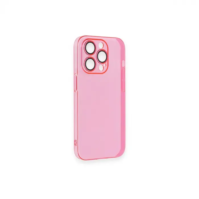 İphone 13 Pro Max Kılıf Armada Lensli Kapak - Pembe