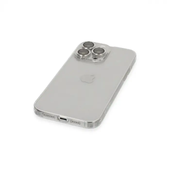 İphone 13 Pro Max Kılıf Luko Lens  - Gümüş