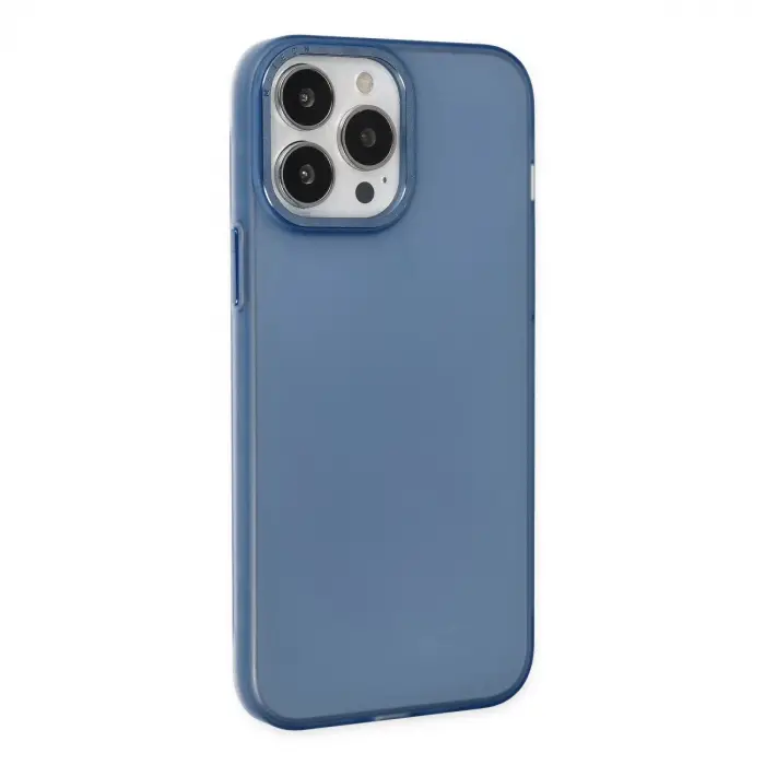 İphone 13 Pro Max Kılıf Modos Metal Kapak - Lacivert