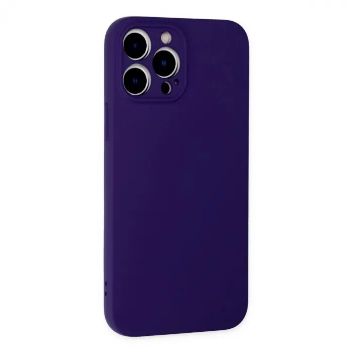 İphone 13 Pro Max Kılıf Nano İçi Kadife  - Mor
