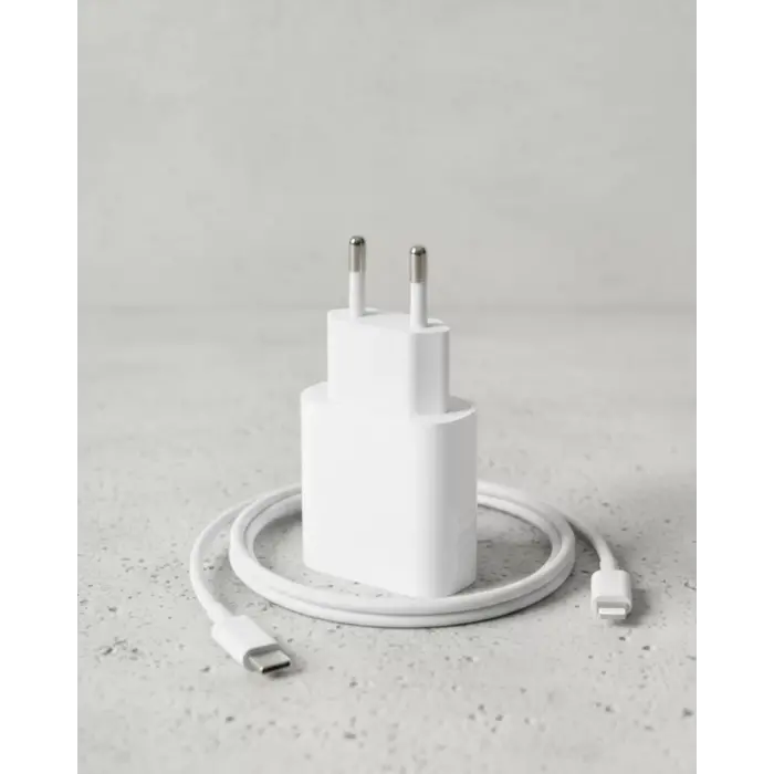 iPhone 14 13 12 11 XR XS Max 20W Lightning Şarj Adaptörü Kablo Dahil