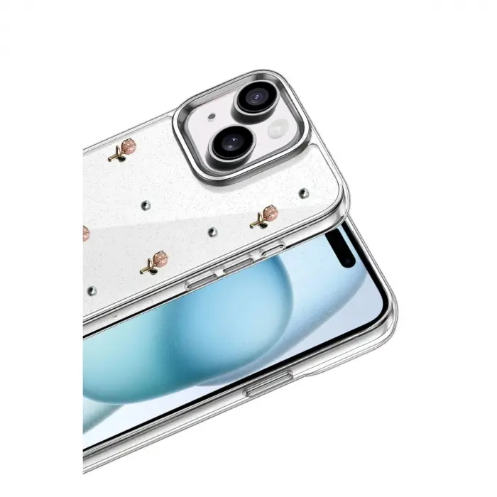 İphone 14 Fiyonk Desenli Kapak - Desen 6