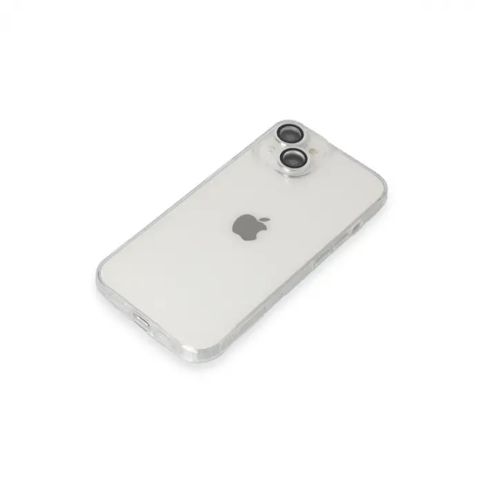 İphone 14 Kılıf Luko Lens  - Gümüş