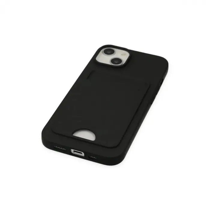 İphone 14 Plus Kılıf Kelvin Kartvizitli  - Siyah