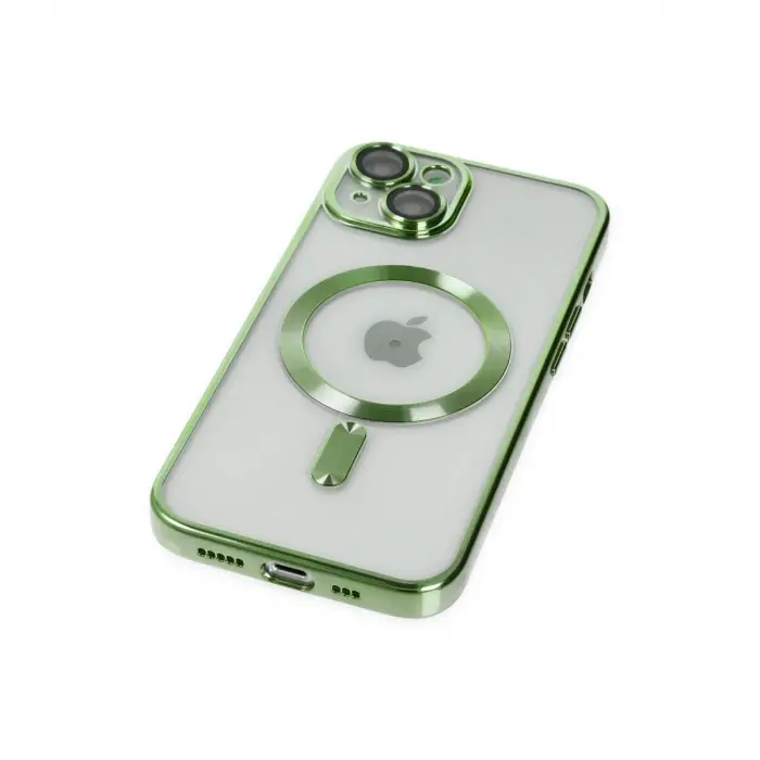 İphone 14 Plus Kılıf Kross Magneticsafe Kapak - Koyu Yeşil
