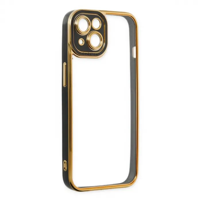 İphone 14 Plus Kılıf Liva Lens  - Siyah