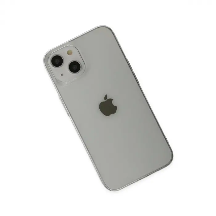 İphone 14 Plus Kılıf Pc Sert Şeffaf Kapak - Şeffaf