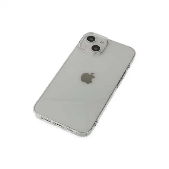 İphone 14 Plus Kılıf Pc Sert Şeffaf Kapak - Şeffaf