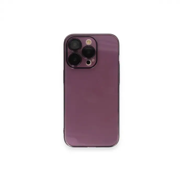 İphone 14 Pro Kılıf Armada Lensli Kapak - Derin Mor