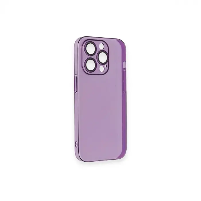 İphone 14 Pro Kılıf Armada Lensli Kapak - Derin Mor