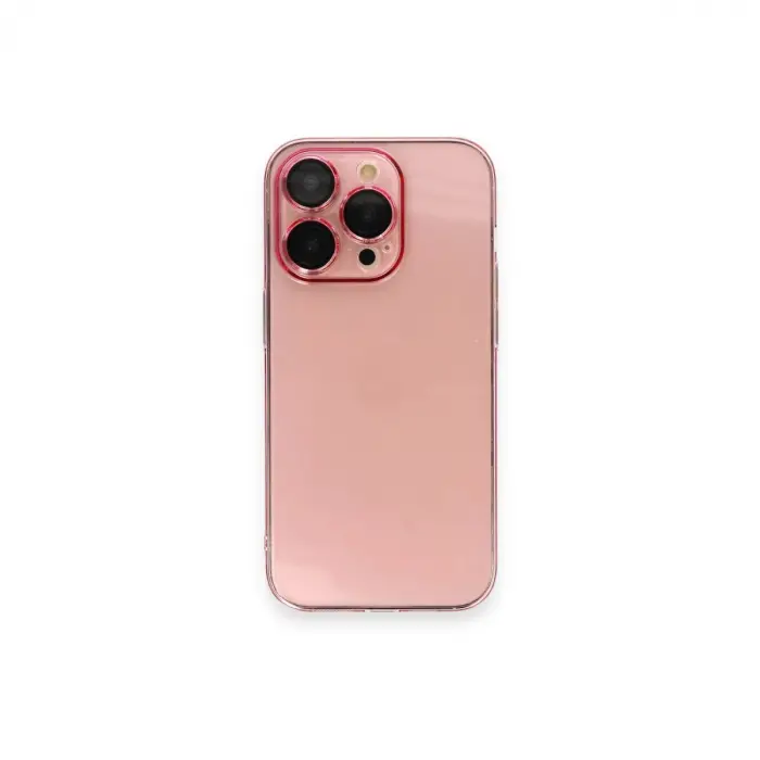 İphone 14 Pro Kılıf Armada Lensli Kapak - Rose Gold
