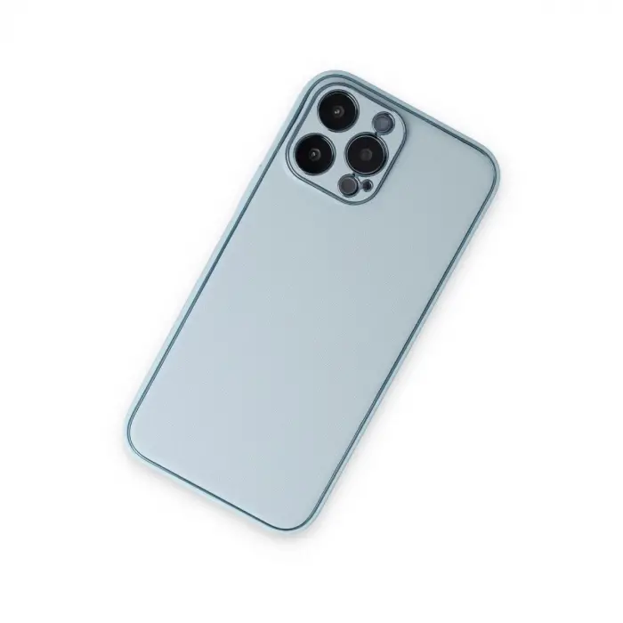 İphone 14 Pro Kılıf Co Deri  Kapak - Sky Blue