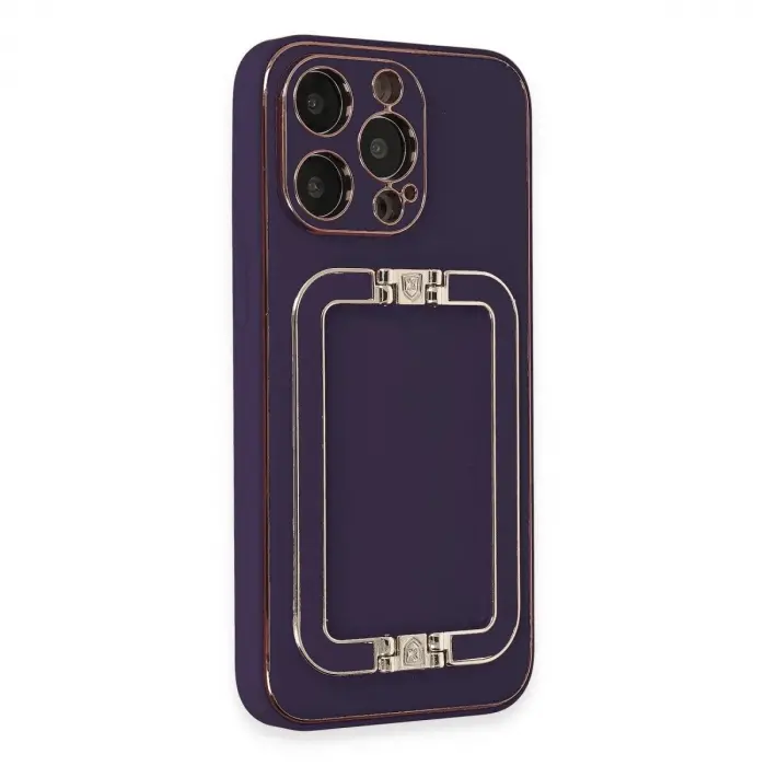 İphone 14 Pro Kılıf Co Elit Kapak - Derin Mor