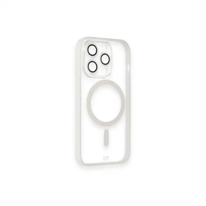İphone 14 Pro Kılıf Grand Magneticsafe Kapak - Beyaz