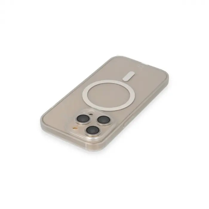 İphone 14 Pro Kılıf Grand Magneticsafe Kapak - Şeffaf
