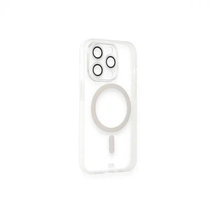 İphone 14 Pro Kılıf Grand Magneticsafe Kapak - Şeffaf