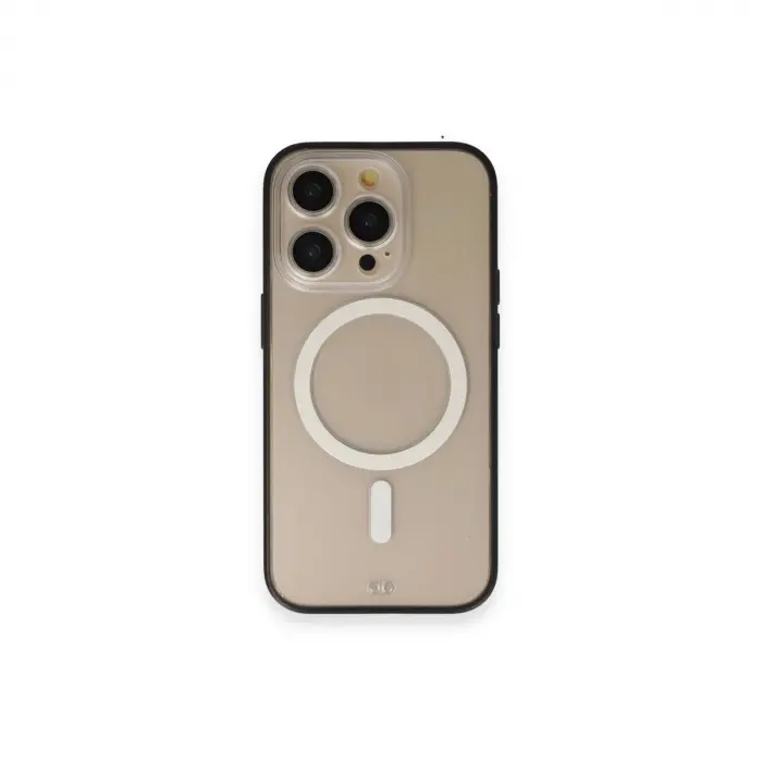 İphone 14 Pro Kılıf Grand Magneticsafe Kapak - Siyah