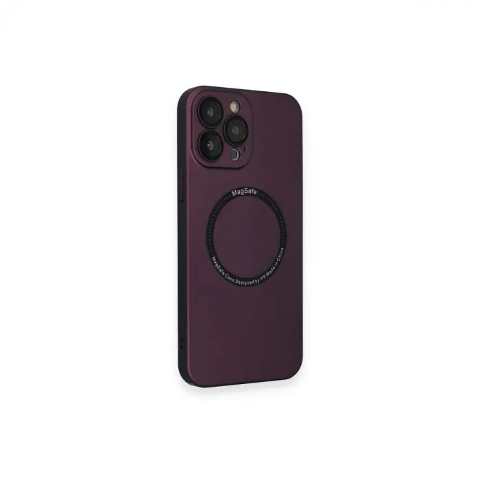 İphone 14 Pro Kılıf Jack Magneticsafe Lens  - Mürdüm