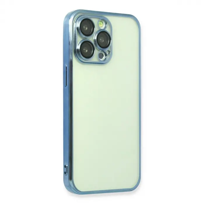 İphone 14 Pro Kılıf  Lensli  - Açık Mi