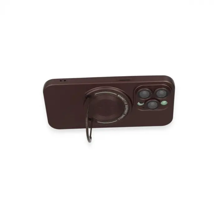 İphone 14 Pro Kılıf Lukka Magneticsafe Kapak - Kahverengi