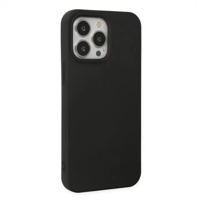 İphone 14 Pro Kılıf Nano İçi Kadife  - Siyah