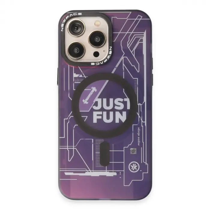 İphone 14 Pro Kılıf Venüs Magneticsafe Desenli Kapak - Venüs - 1