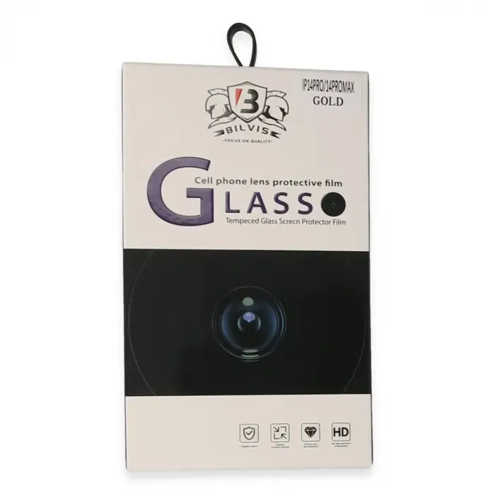 İphone 14 Pro Max Bilvis Titan Kamera Lens - Gold