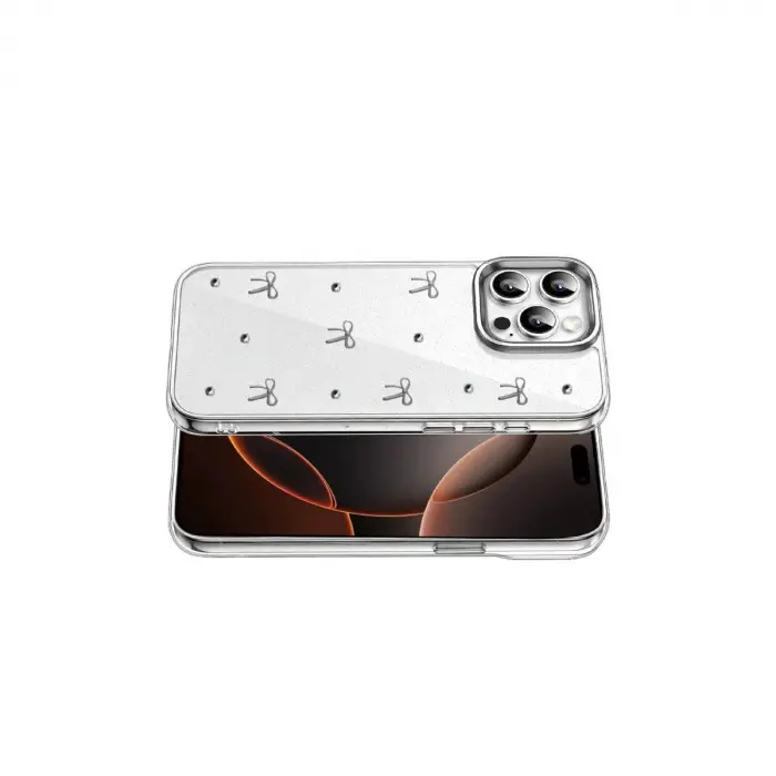 İphone 14 Pro Max Fiyonk Desenli Kapak - Desen 5