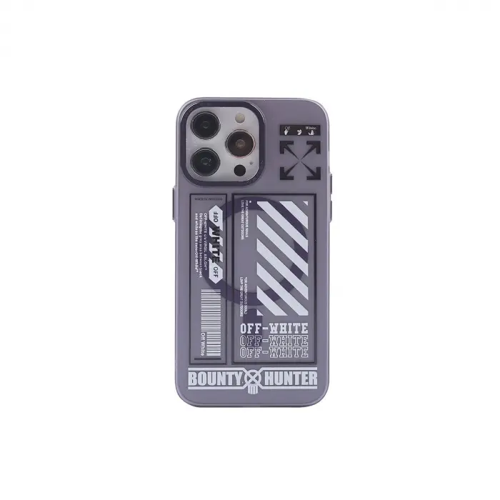 İphone 14 Pro Max Kılıf llo Magneticsafe Desenli Kapak - llo Mor - 1
