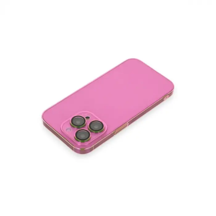 İphone 14 Pro Max Kılıf Armada Lensli Kapak - Pembe