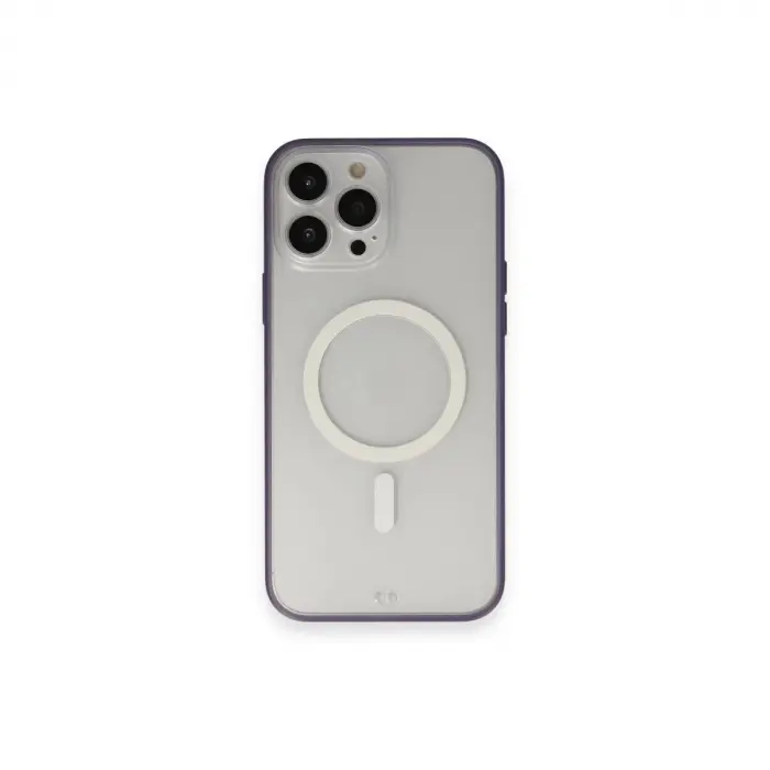 İphone 14 Pro Max Kılıf Grand Magneticsafe Kapak - Mor