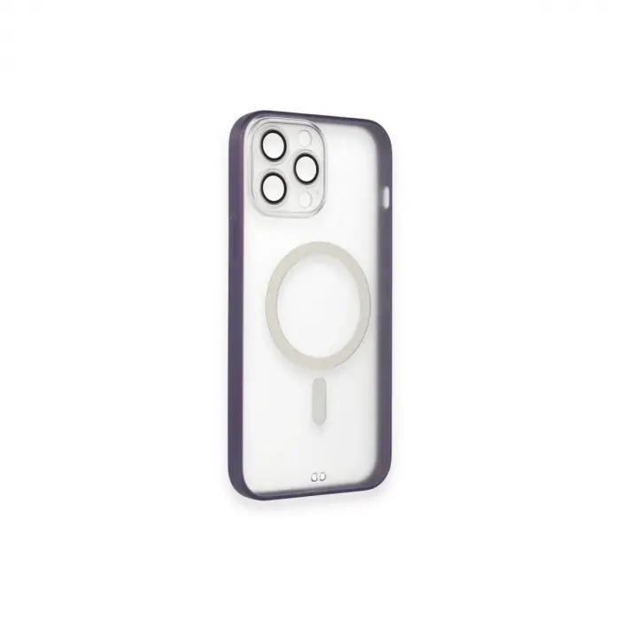 İphone 14 Pro Max Kılıf Grand Magneticsafe Kapak - Mor